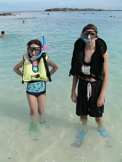 Snorkel at Coco Cay Snorkel at Coco Cay